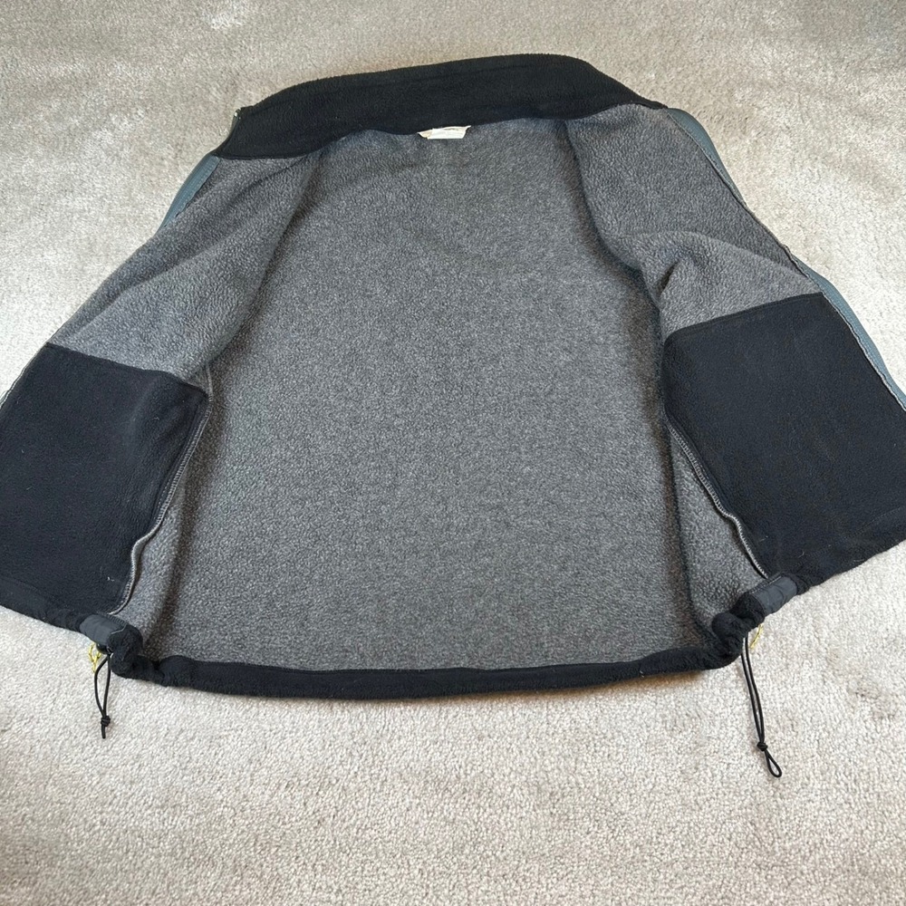 Vintage 90s REI Fleece Vest Men's Large Gray Full Zip Made in USA 38110200 CHA - Picture 8 of 14